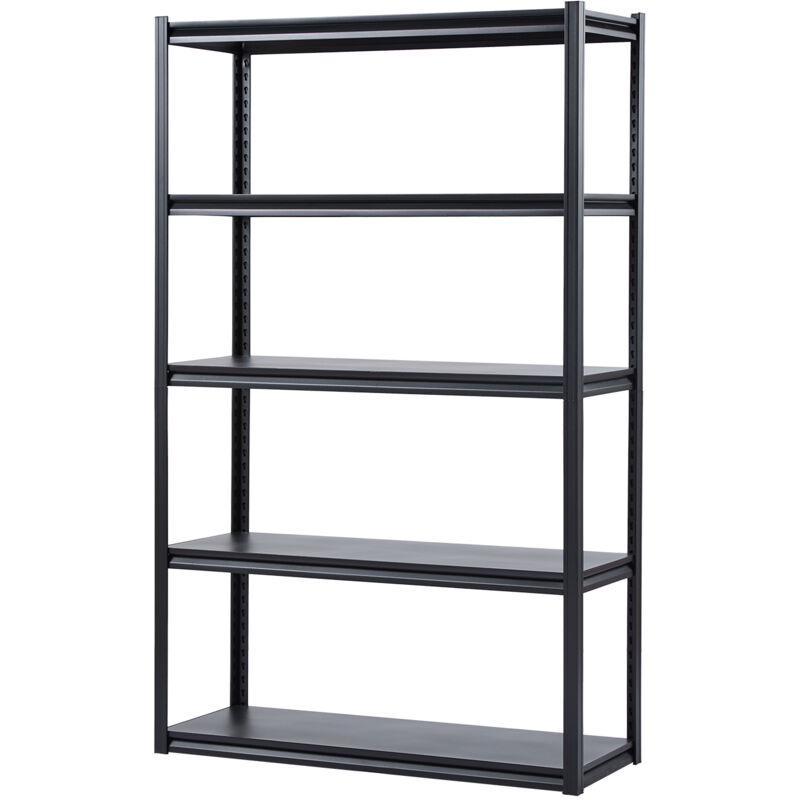 Mophorn 5 - Tier Garage Storage Shelves - 3000 lbs Heavy - Duty Capacity, 18" Deep x 48" Wide x 78" High Adjustable Metal Shelving. Ideal for
