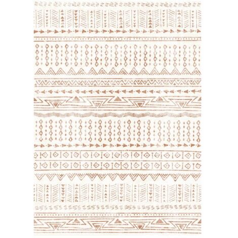 Mophorn 5 x 8 ft Washable Area Rug, Soft and Durable Carpet with Non-Slip Backing, Tear-Resistant Design for Indoor Use, Ideal for Bedroom, Living Room, Office, Kids' Room, Entryway, and More, Beige