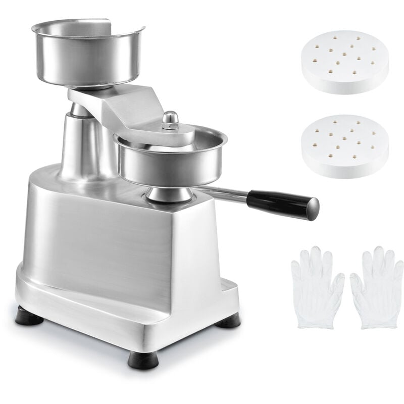 5inch Commercial Burger Patty Maker, Beef Patty Press, Heavy Duty, Kitchen, 110V, Stainless Steel/Silver, 1000 Papers. - Mophorn
