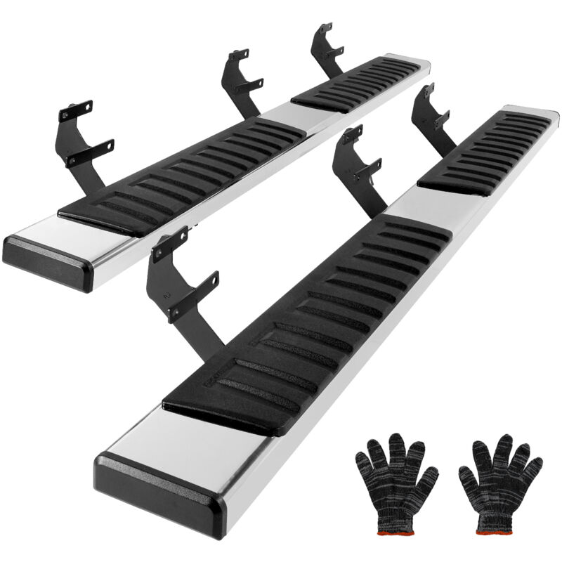 Image of Mophorn - 6' per Ford F150 2015-2023 - Crew Cab/Ford F-250 F-350 Super Duty Crew Cab 2017-2023, pedane in acciaio inossidabile 201, capacità 500
