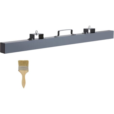 Mophorn 72" Magnetic Sweeper, 105 lbs Lifting Magnet for Forklift - Powerful and Efficient Cleaning Tool for Industrial Use