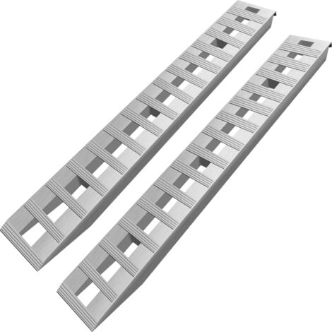 Mophorn 84x14 Inch Aluminum Ramps 6000LBS Capacity Car Trailer Truck ATV Ramps 1 Pair 2 Ramps