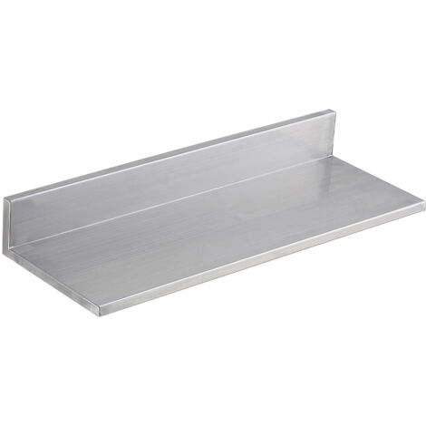 Mophorn 8.6" x 24" Mensola in acciaio inox - Montaggio a parete con paraschizzi, capacità 44 libbre, resistente per ristorante, cucina, bar, casa, hotel