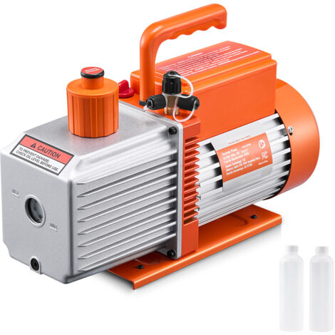 Mophorn 9 CFM Vakuumpumpe, 2-stufiger Drehschieber, HVAC R134a R22 R410a, Auto-AC-Wartung, Harzentgasung, Ölflasche inklusive