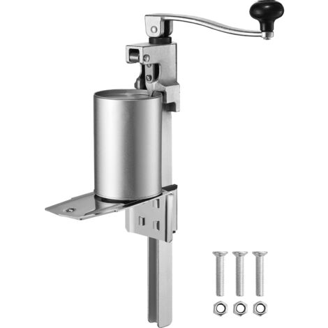 Mophorn Abrelatas manual, máquina abrelatas, catering, abrelatas comercial con base, abrelatas de mesa regulable en altura para latas de hasta 40 cm de altura, para restaurantes, hoteles, etc.