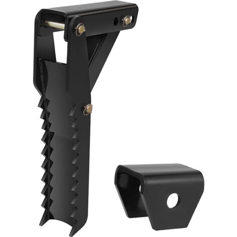 Mophorn Accesorios para excavadoras retroexcavadoras , ajustables de 36 pulgadas, soldadura extrema con dientes de 1/2 pulgada de espesor, placa de acero y diseño de montaje atornillado de 16 mm