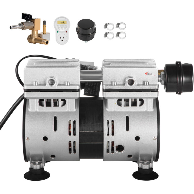 Mophorn - Aérateur d'étang 550 w 5,2 cfm 3/4 hp Compresseur Minuterie Vannes Circulation d'oxygène pour étang Lac 50' Eau profonde