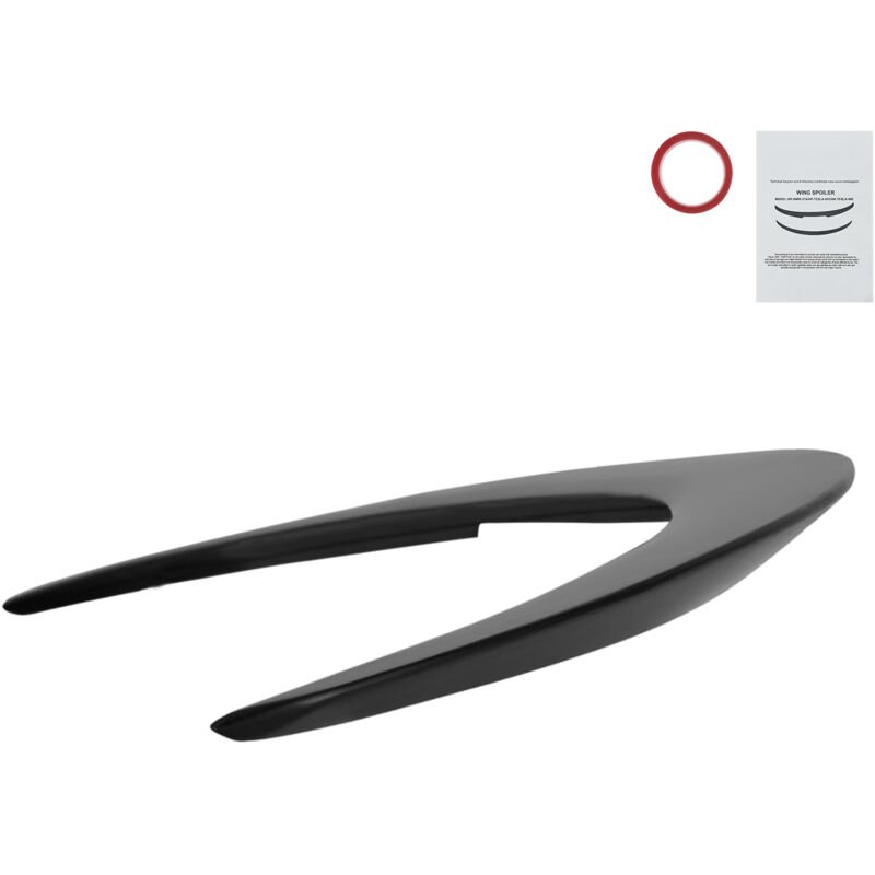 Aileron arrière de voiture 48,2 pouces gt Wing, compatible avec Tesla Model 3, matériau abs haute résistance, peinture au four, aileron arrière de