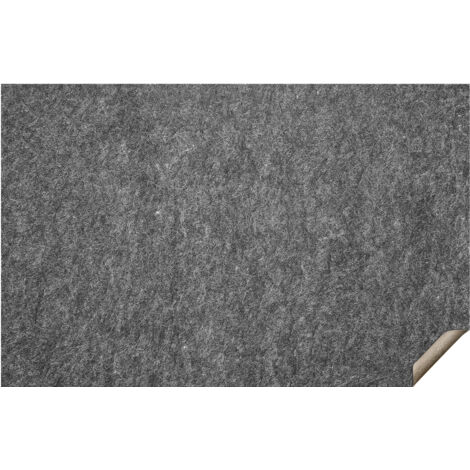 Mophorn Almohadilla antideslizante para alfombras, 60.2 x 96 in, 0.24" de grosor. Alfombrilla antideslizante de fieltro de doble superficie gris. Cojín protector para un área de 3 a 4 m²