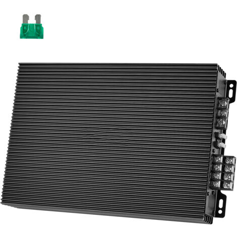 Mophorn Amplificatore audio per auto a 4 canali, classe AB, con potenza massima di 4x200 W a 4 Ohm e 4x400 W a 2 Ohm, ideale per SUP e pick-up, tensione nominale 14,4V CC