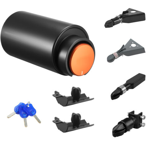 Mophorn Antivol pour attelage de remorque robuste, compatible avec les coupleurs de 2 et 2-5/16 pouces, conception durable avec 3 clés, sécurise les chaînes, résiste aux altérations et à la corrosion