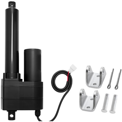 Mophorn Attuatore Lineare 12V, Corsa 150 mm, Capacità di Carico 9000 N, Protezione IP65 con Staffe di Montaggio per Applicazioni Industriali, Sistemi di Sollevamento e Macchinari