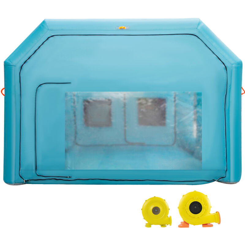 Image of Aufblasbare Lackierkabine 28x15x10ft – die ultimative Lösung für die Autolackierung - Mophorn