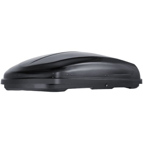 Mophorn Baca de Techo,Cofre de Techo de 8 Pies Cúbicos,ABS,con Apertura de Doble Cara y 2 Correas Reforzadas,Aerodinámico,Se Adapta a la Mayoría de las Barras Transversales,para Coche,Familiar,SUV,neg