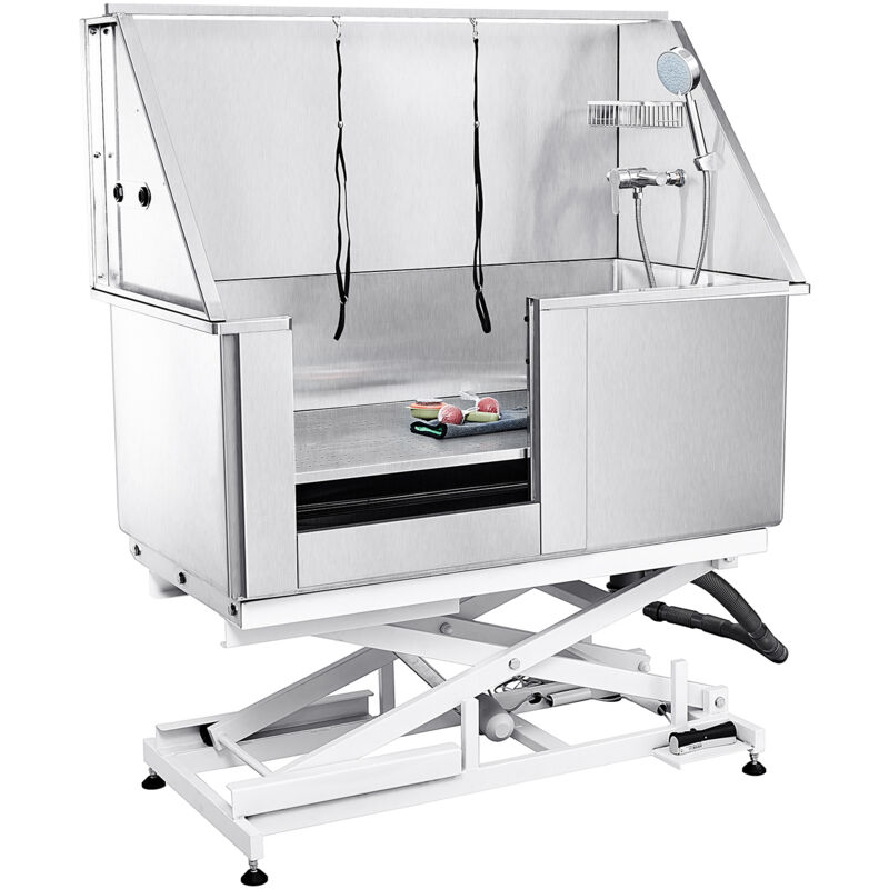 Mophorn - Baignoire de toilettage pour animaux de compagnie 1,27 m pour chien et chat, station de lavage électrique réglable en hauteur