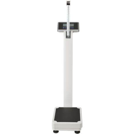 Mophorn Balance médicale numérique, balance professionnelle pour médecin, mesure du poids et de la taille, toise intégrée, capacité de 660 lb, IMC, multifonction pour la maison, l'hôpital et la salle