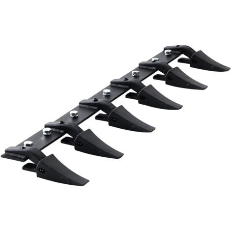 Mophorn Barre à dents de godet, 48", barre robuste à 6 dents pour chargeur, tracteur, skidsteer, capacité de charge de 4 560 lb, conception boulonnée pour une excavation efficace et une protection du