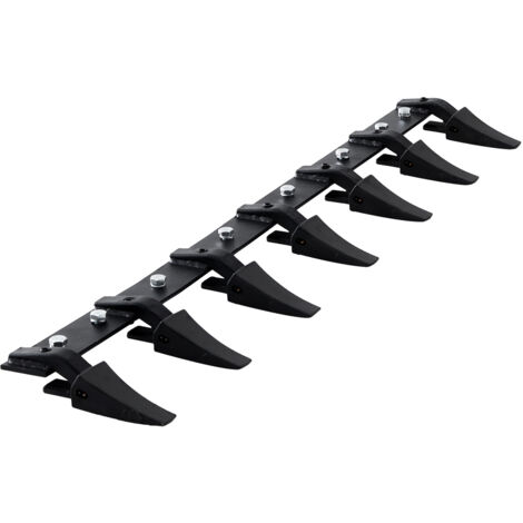Mophorn  Barre à dents de godet de 152,4 cm, barre robuste à 7 dents pour chargeur, tracteur, skidsteer, capacité de charge de 4 560 lb, conception boulonnée pour une excavation efficace