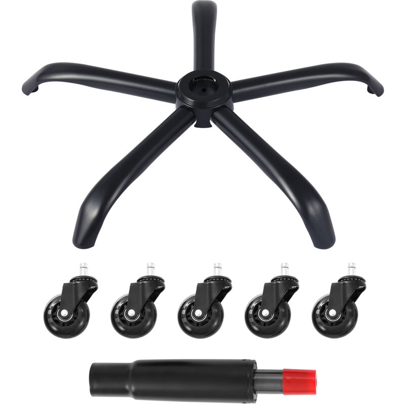Mophorn - Base de rechange pour chaise de bureau, base robuste de 28 po, capacité de charge statique de 2 500 lb, base de chaise de bureau