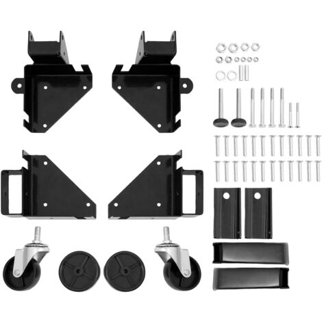 Mophorn Base mobile, capacité de poids de 400 lb, réglable de 9,5" x 9,5" à l'infini, support universel robuste avec roues pivotantes pour le travail du bois, scie à ruban, outils, machines