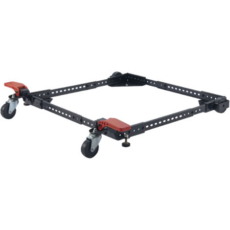 Mophorn  Base mobile, capacité de poids de 500 lb, réglable de 12"x 12" à 36"x 36", support universel robuste avec roues pivotantes pour le travail du bois, scie à ruban, outils, machines