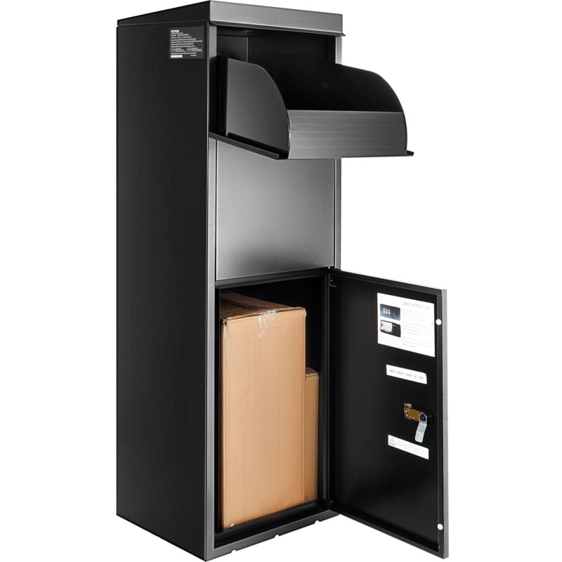 Mophorn - Boîte de livraison de colis pour l'extérieur 13.9 « x11.6 "x42" Acier galvanisé Serrure codée Antivol IPX3 Boîte de dépôt étanche