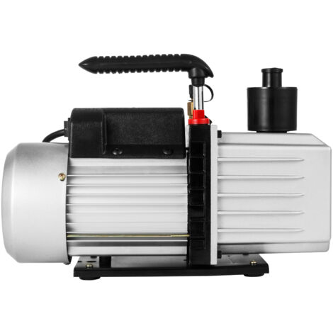 Mophorn Bomba de Vacío 8 CFM 1 HP Bomba de Vacío de Aire Acondicionado de Doble Etapa 220 V 0,3 PA Herramienta de Refrigerante HVAC de Vacío Definitiva para Aire Acondicionado Domestico, Automóviles