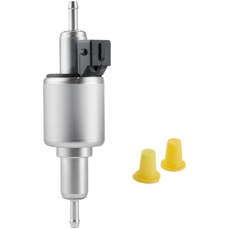 Mophorn Bomba dosificadora de combustible diésel para calentadores de aire de 2/5/8 kW, con capacidad de 22 a 32 ml, diseño silencioso y tecnología de pulsos, operación discreta, 128 x 40 x 35 mm