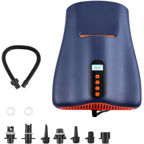 Mophorn Bomba Eléctrica para Tablas de Paddle Surf, 151,6 kPa de Presión, Inflado y Desinflado de Dos Etapas, con Apagado Automático y Conexión para Vehículo, Perfecta para Tablas Inflables