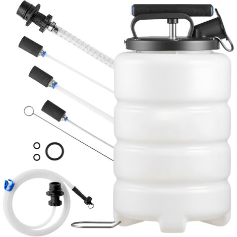 Mophorn Bomba manual para extracción de líquidos de transmisión, capacidad de 9,5 L, incluye manguera de 150 cm, tubos de extensión y adaptadores, ideal para cambio de aceite en coches, barcos