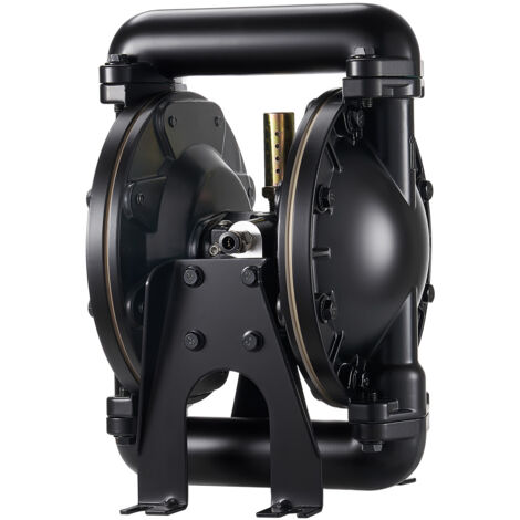 Mophorn Bomba neumática de doble diafragma, 132 L/min, con entrada y salida de 25,4 mm, diseñada para transferir aceite usado, fabricada con carcasa de aleación de aluminio, ideal para diésel, grasa