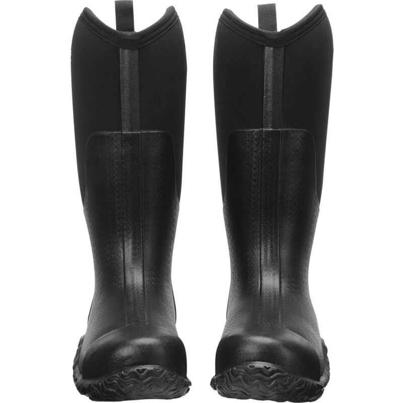 Bottes en caoutchouc pour homme, à embout d'acier, imperméables et antidérapantes, idéales pour la pêche, la construction et bien plus encore.