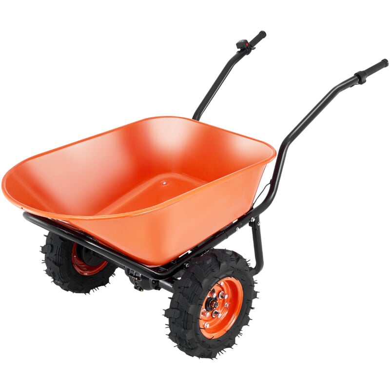 Brouette électrique - Puissance de 500 w, capacité de 7 pi3, charge de 573 lb pour le jardin et la ferme - Mophorn