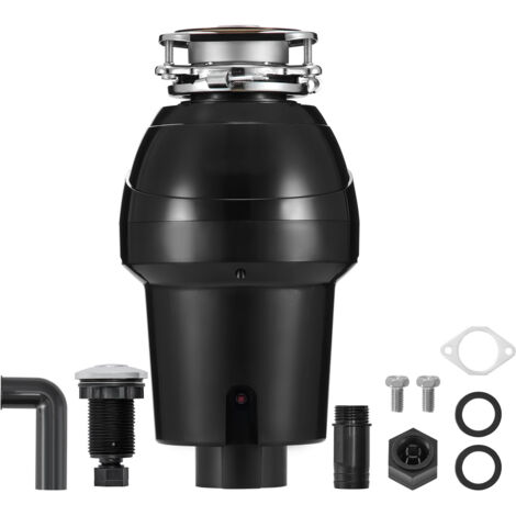 Mophorn Broyeur de Déchets pour Évier de Cuisine, 1,25 CV, Système de Broyage des Déchets Alimentaires, Installation Facile, 4060 tr/min, Réduction Sonore, Cordon d'Alimentation Inclus