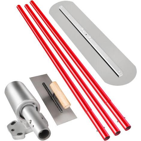 Mophorn Bull Float Flotador de Hormigón 900x200mm Herramienta de Cemento con Pértigas Bull Float Mango Soporte