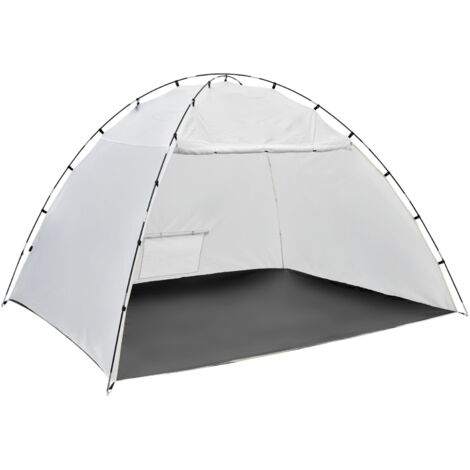 Mophorn Cabina de Pintura Portátil, Espacio de Trabajo 293 x 230 x 188 cm, Resistente al Agua, con Suelo Incorporado y Puerta Enrollable para Muebles como Armarios, Fabricada en Tela Oxford 210D