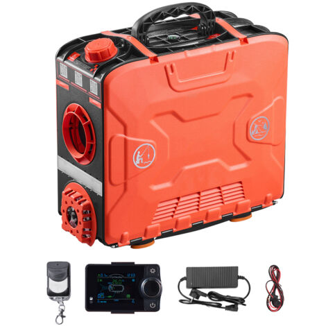 Mophorn Calentador diésel portátil de 8 kW, con control mediante aplicación Bluetooth, mando a distancia y pantalla LCD, capacidad de 4,5 L, ideal para vehículos, furgonetas, 505 x 227 x 446 mm