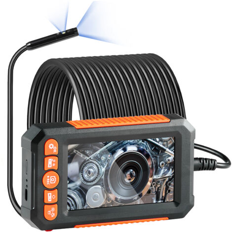 VEVOR Camera Endoscopique Avec Cable Semi-rigide 5 M, Endoscope HD