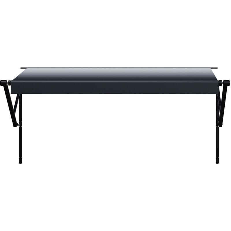 Camping Car Électrique Étanche Module auvent 3066mm Robuste En Aluminium Cadre Noir Gradient Côté Marquage Idéal Protection Solaire Pour Camping