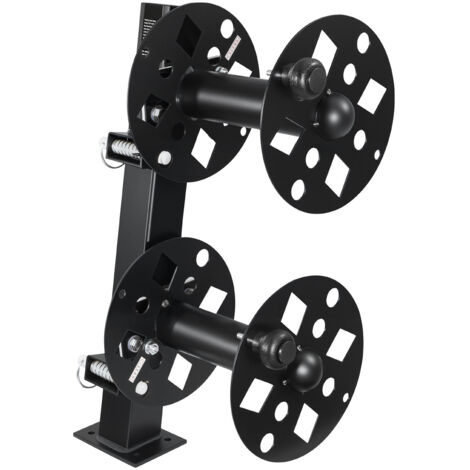 Mophorn Carrete de Cable de Soldadura Doble, Enrollador de Manguera de Acero para 45,7 m (50 mm²) y 38 m (70 mm²), con Sistema de Bloqueo para Camiones de Servicio, Reparación de Flotas y Construcción
