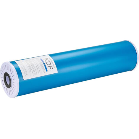 Mophorn Cartucho de repuesto para filtro de agua para toda la casa, 11,4 x 50,8 cm, filtro de carbón activado KDF de cáscara de coco para filtración de agua doméstica. Reduce metales pesados, cloro