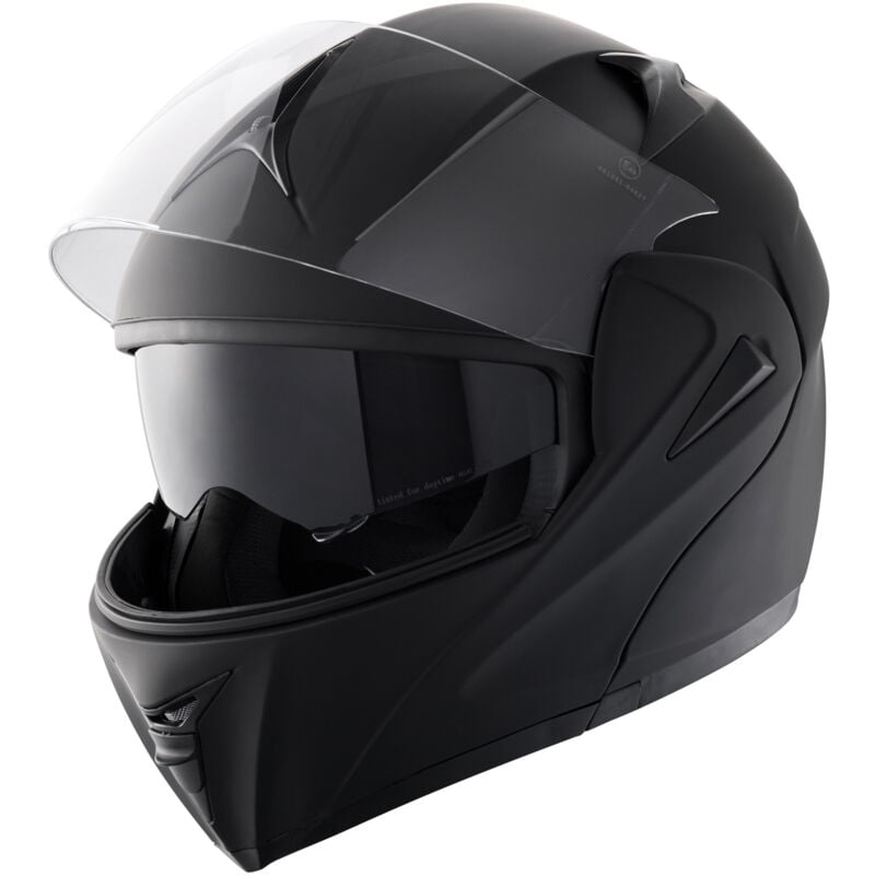 Mophorn - Casque de moto Démasqué, abs et haute densité, Bluetooth, homologué dot, lentille interchangeable, confortable pour les jeunes et les
