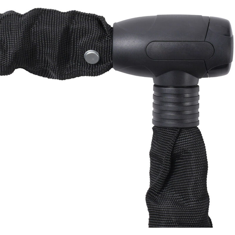 Mophorn - Chaîne antivol pour vélo de 1,8 m, antivol robuste avec 4 clés, haute sécurité pour vélo, moto, scooter, clôture, portail, 10 mm