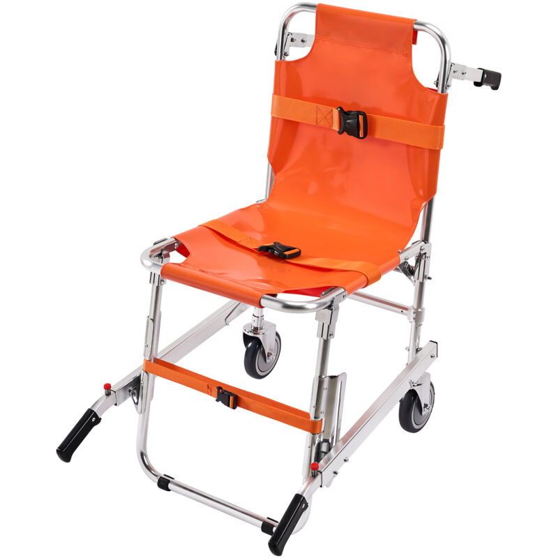 VEVOR Chaise d'Évacuation d'Escalier Capacité 158kg Avec 2 Roues Pour Transfert Médical