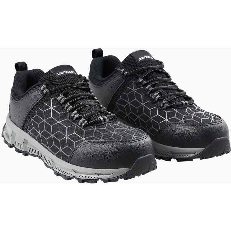 Chaussures à embout en acier pour hommes, taille américaine 11 large, baskets de sécurité athlétiques coussinées, légères, respirantes, chaussures de