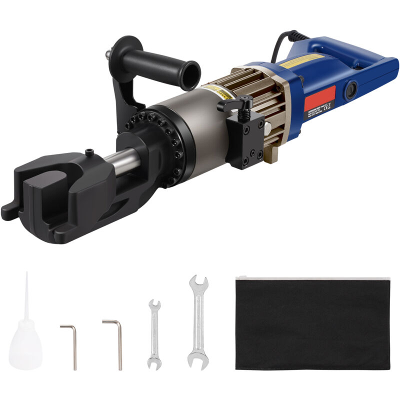 Mophorn - Cintreuse hydraulique électrique pour barres d'armature, cintreuse en acier portable 1500 w, plie les barres d'armature de 6 à 20 mm n° 6