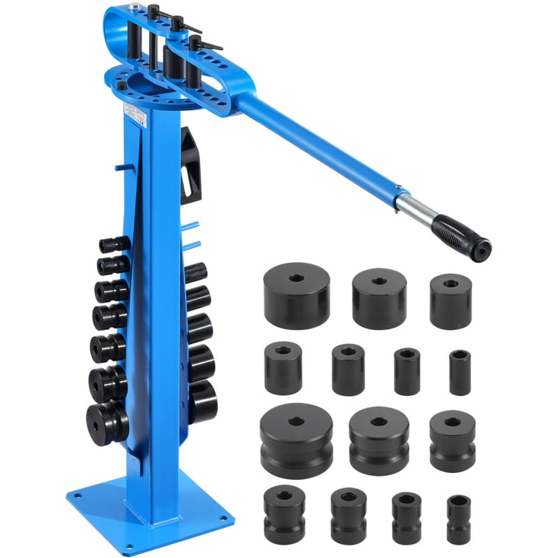 Mophorn - Cintreuse manuelle de tuyaux, diamètre extérieur max. de 2 po avec 14 matrices de cintrage, 200 °, robuste pour tuyaux en cuivre, aluminium