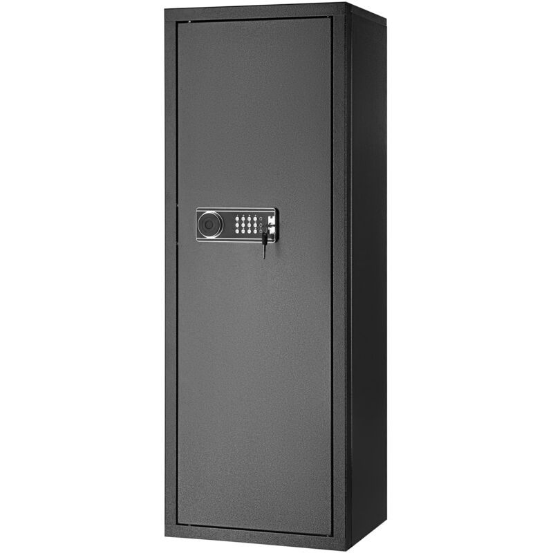 Coffre-fort pour fusils 10-12, serrure sécurisée et armoire à clavier numérique avec étagère - Mophorn