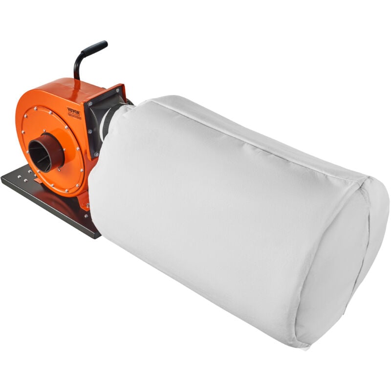 Mophorn - vevor Collecteur de poussiere, debit deair 1HP 460 cfm, sac de collecte de poussiere 80 l, filtration de sac 2,5 μm, conteneur de poussiere