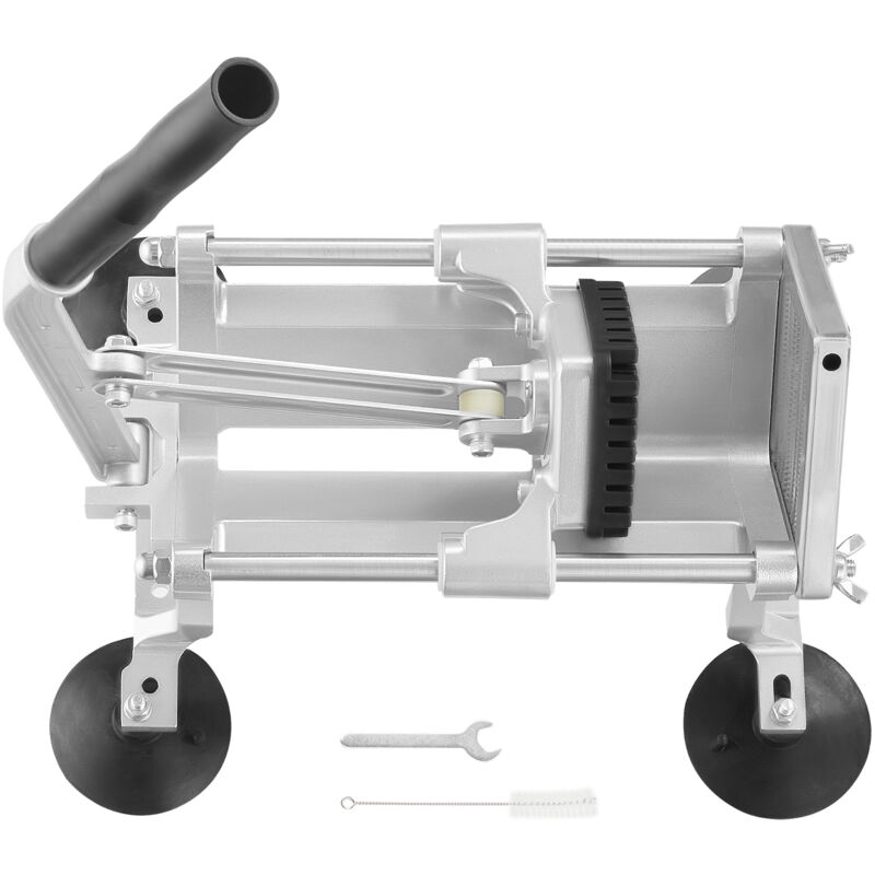 Mophorn - Commercial Vegetable Slicer - Cut with Precision, 3/8 inch fruit and vegetable slicer is made of stainless steel and aluminum alloy
